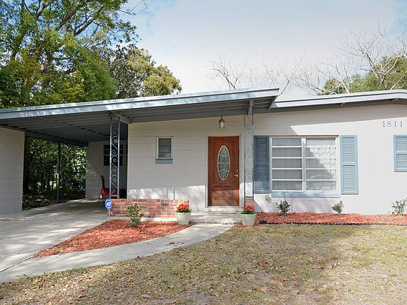 Carport with storage space