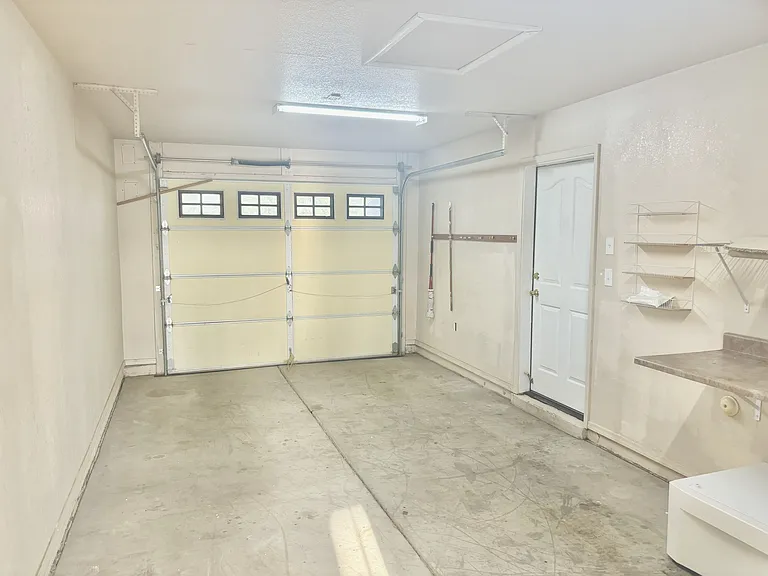 Garage does not have a garage door opener.