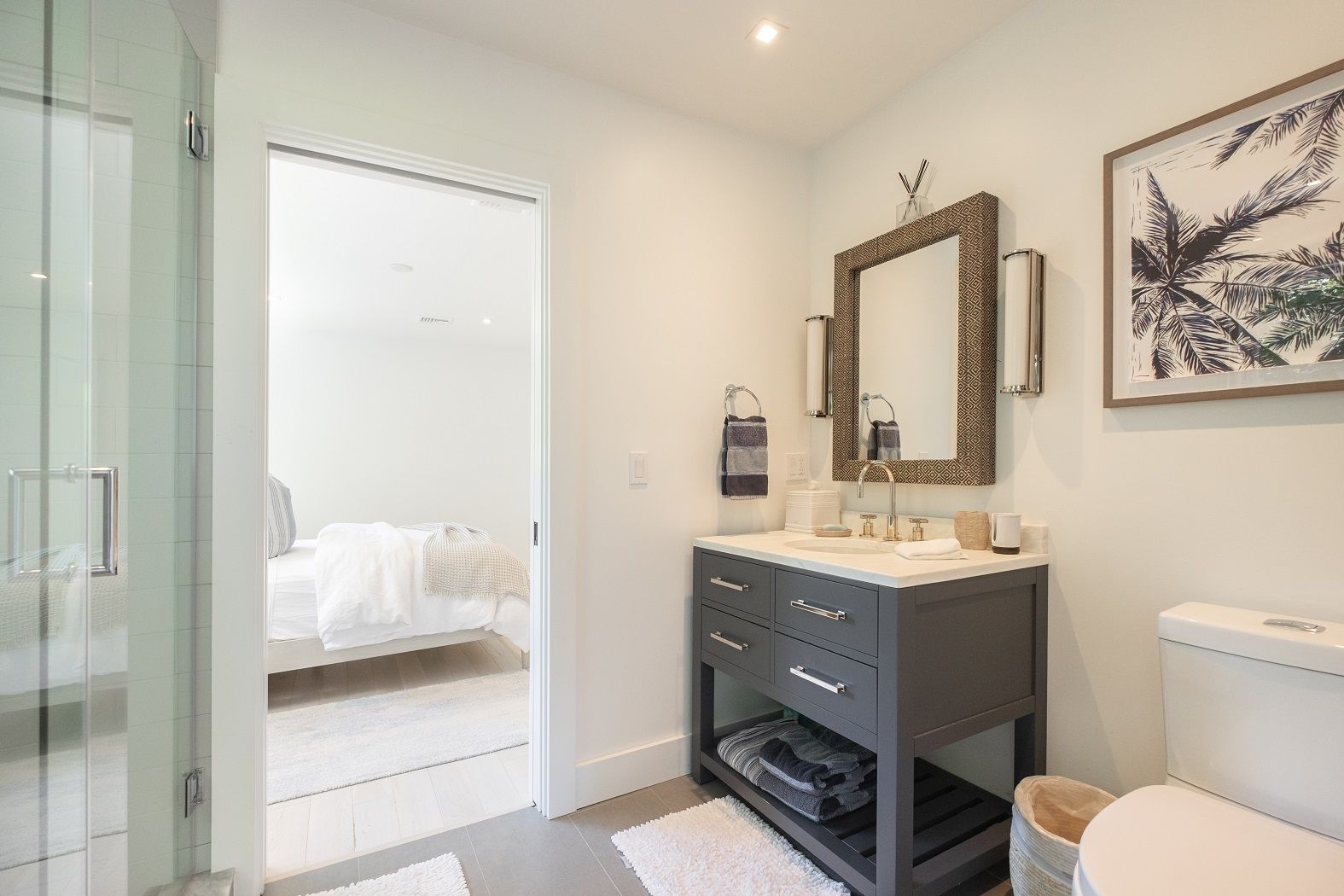 Jack and Jill one with shower stall
