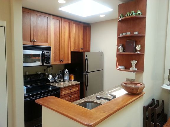 Kitchen with skylight