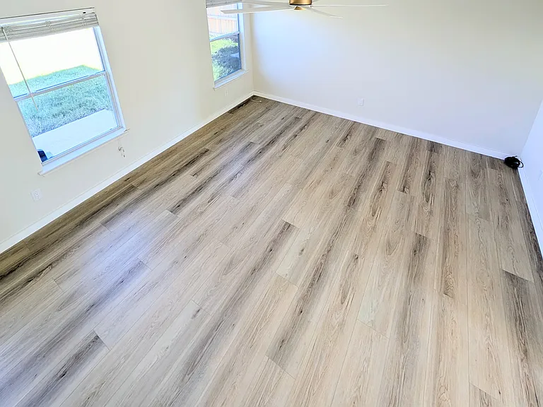Living room with updated fixtures