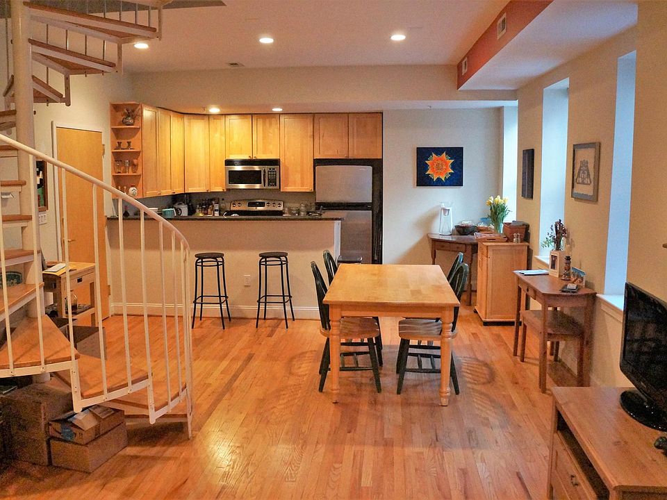 First floor kitchen/living area