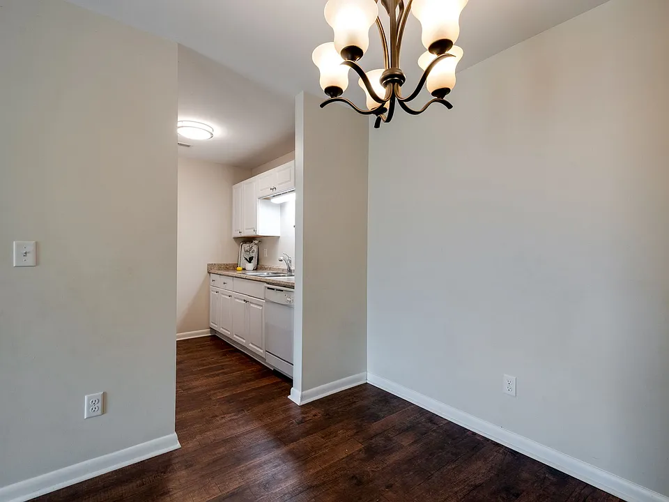 Dining area flows into the kitchen for convenience and ease!