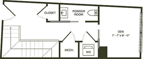 Floor plan Duplex A