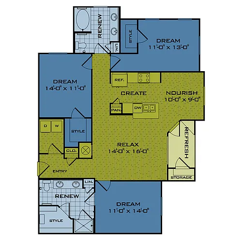 Floor plan C1