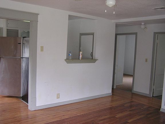 from living into kitchen on left bedrooms on right.