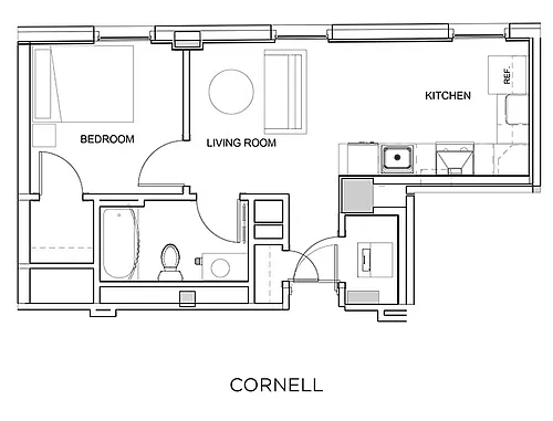 Floor plan Cornell