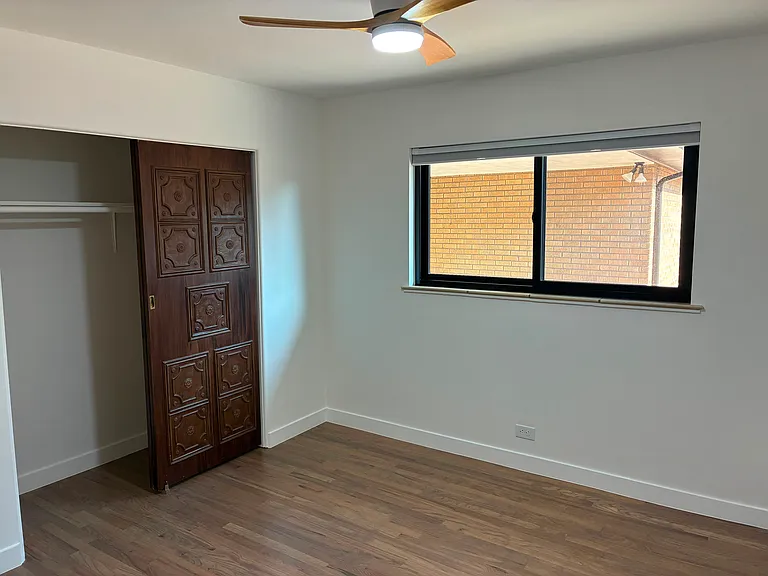 Bedroom One with closet