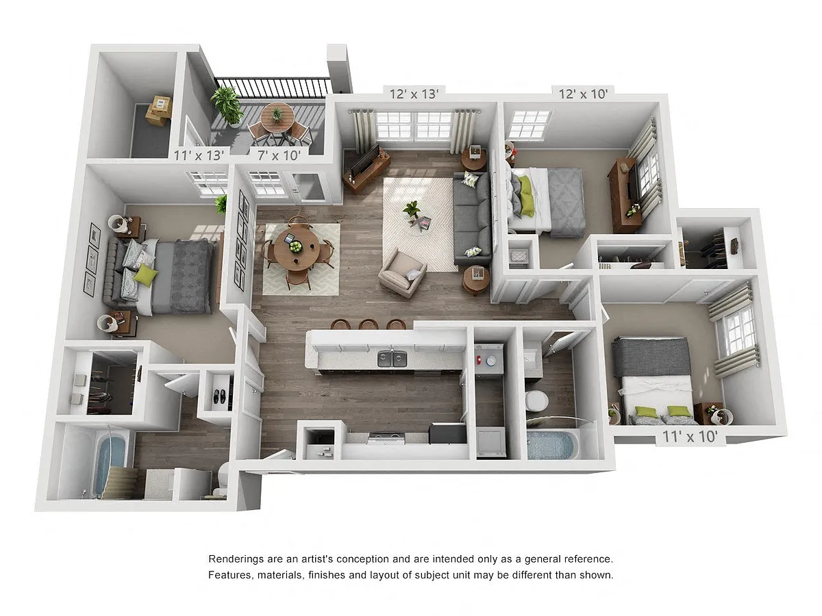 Floor plan Fremont Partial Upgrade