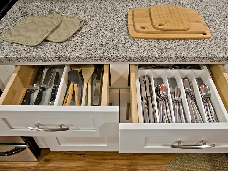 All dishes and glasses, pots and pans, bowls, utensils, toaster, coffee maker provided