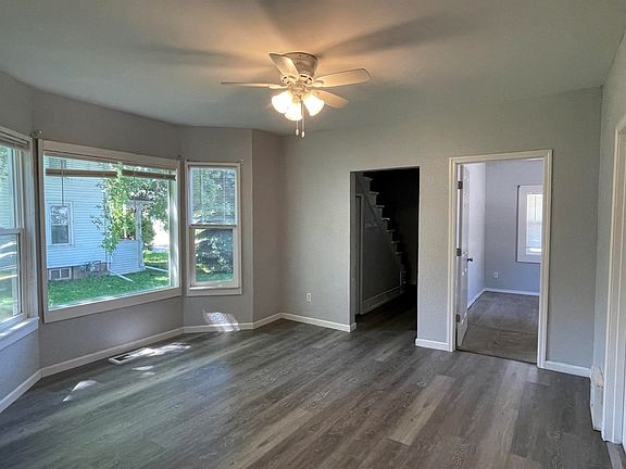 Living room to hall and bedroom view