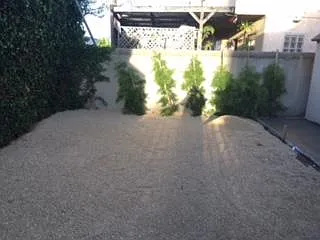 Back yard patio