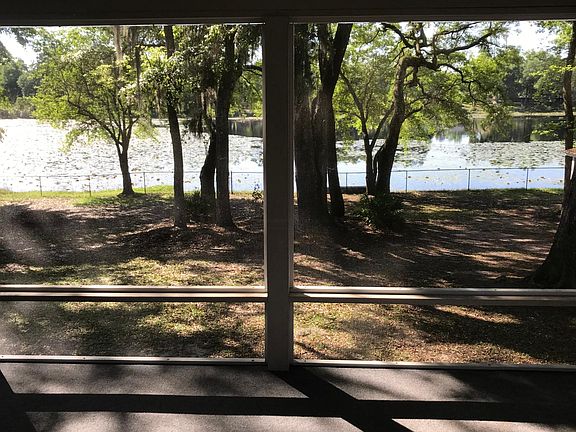 Overlooking pond.