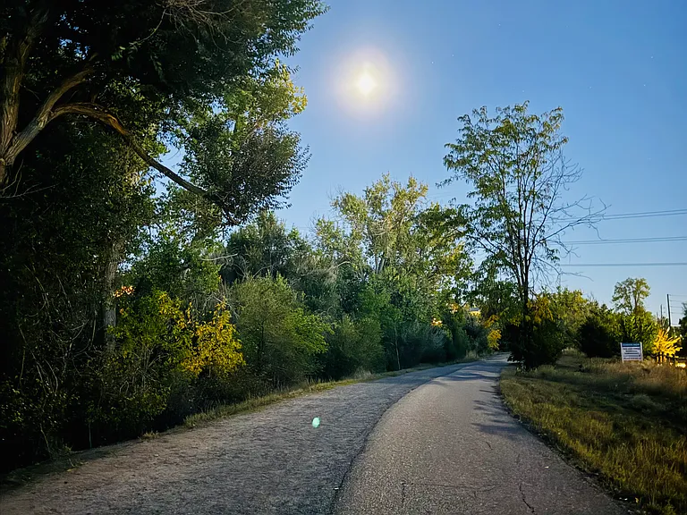 High line Canal Trail adjacent to townhome