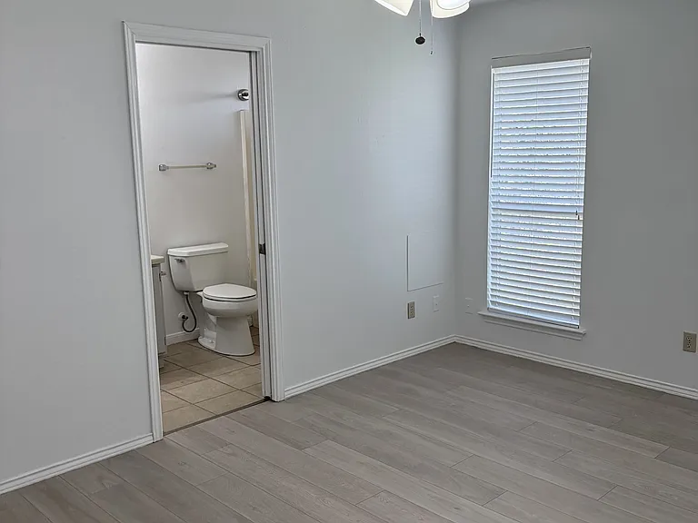 Primary bathroom doorway