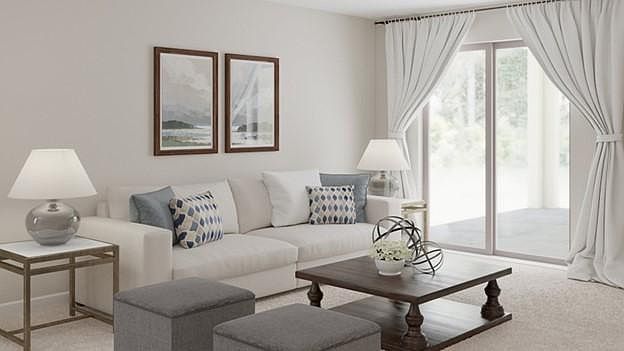 Living room Photo courtesy of builder: Lennar Realty