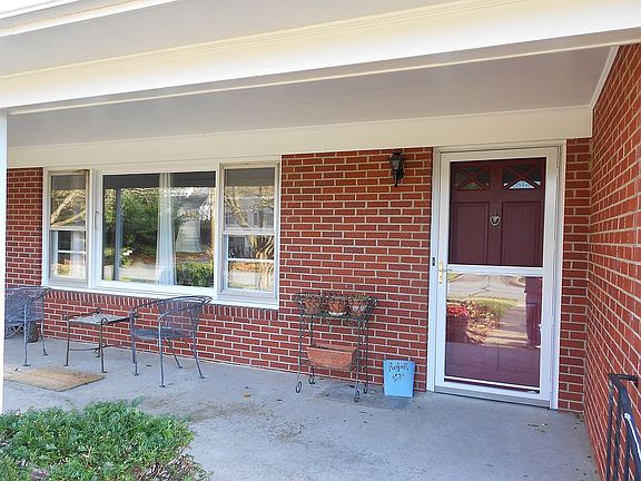 Front door and porch