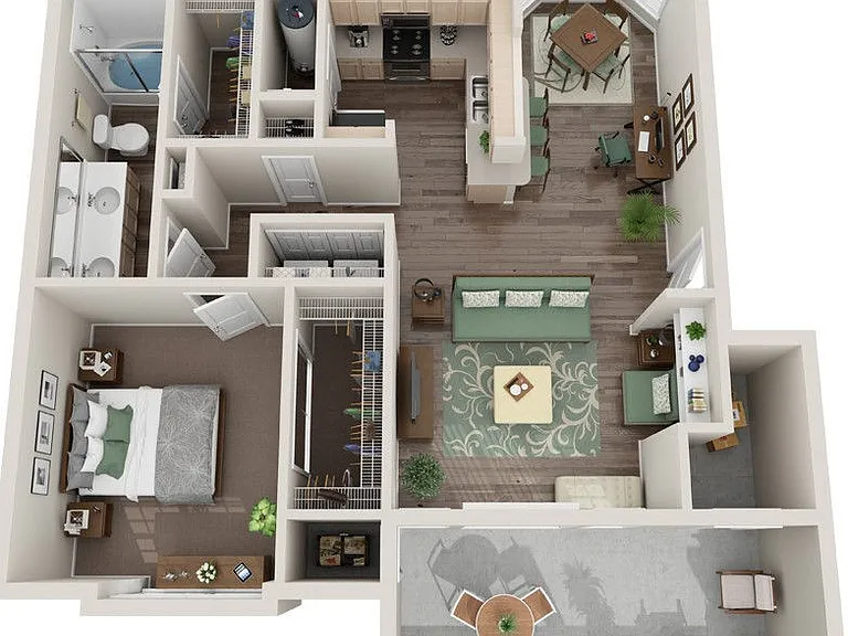 A3 floor plan Cary Greens At Preston