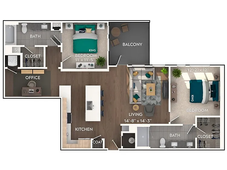 Floor plan C6D
