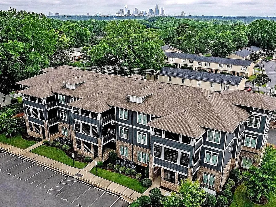 aerial view of building