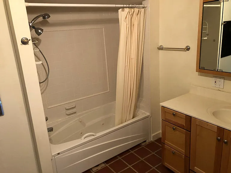 Guest Suite jacuzzi and vanity