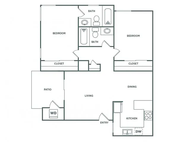 Floor plan B2GR - Sophisticated