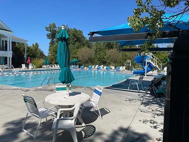 Main Swimming pool. There is a smaller kiddie pool on the side
