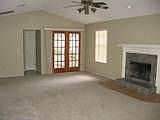 Living room with French doors 