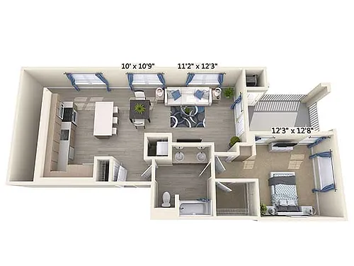Floor plan A7-988sq