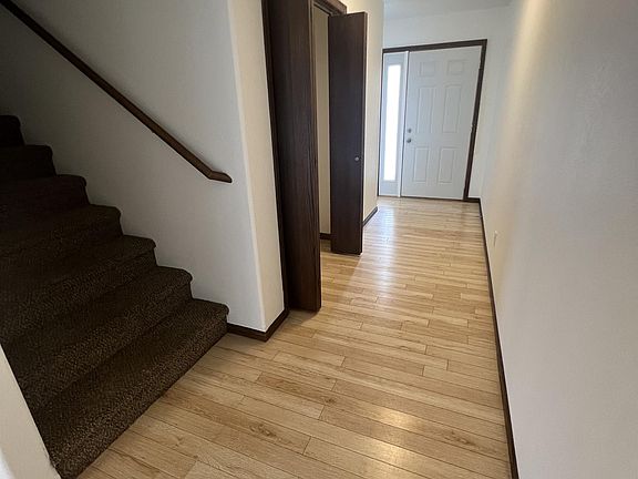 front entrance and coat closet