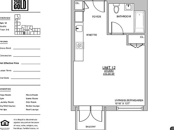 2nd image of 250 Gold St #362
