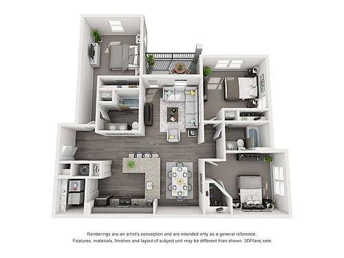 Floor plan C-1- 3X2