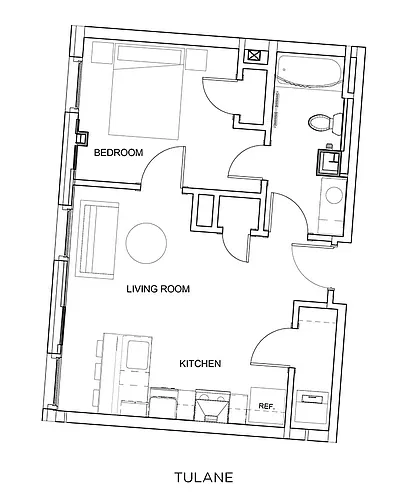 Floor plan Tulane