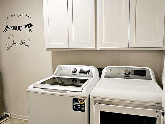 Washer and Dryers with attached cabinets