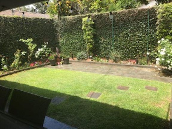 Private back yard