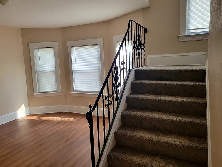 dining room and stairs to second floor