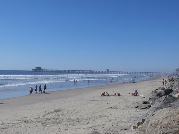 The days at the beach are wonderful.