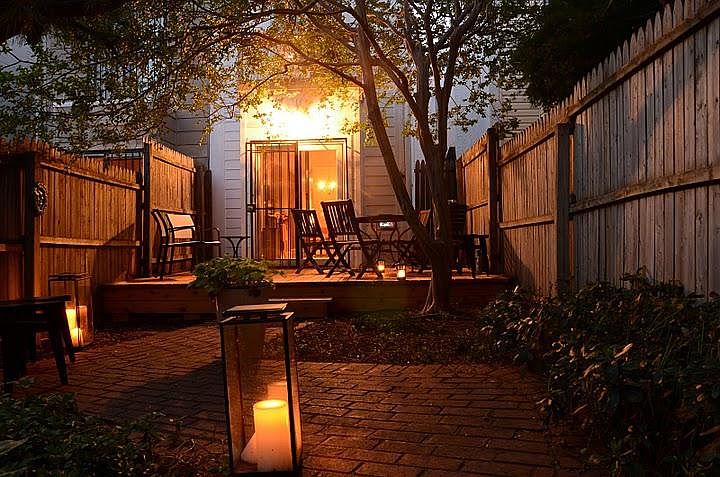 Zen-inspired back yard.