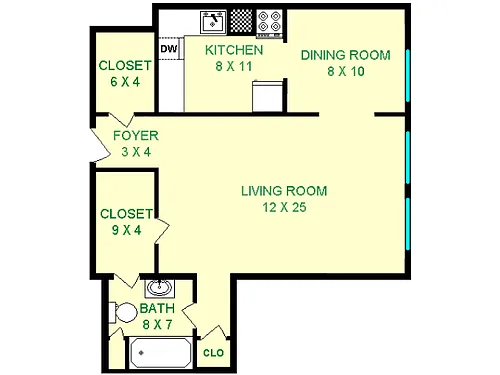 Floor plan Roadster