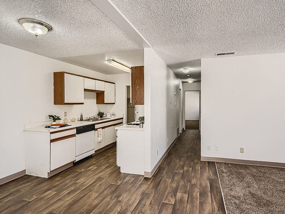 Kitchen and Hallway to Bedrooms