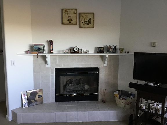 fireplace in living room