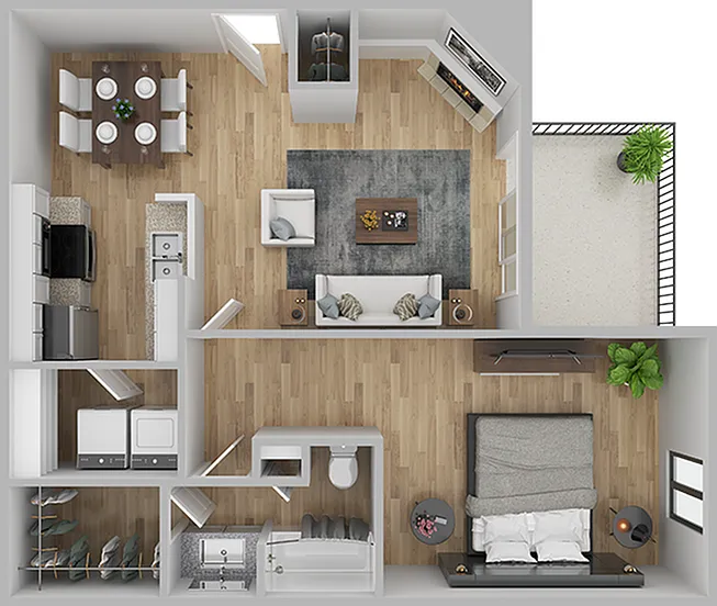 BearRunVillage-1-BR-1-Bath-770sqft BearRunVillage-1-BR-1-Bath-770sqft