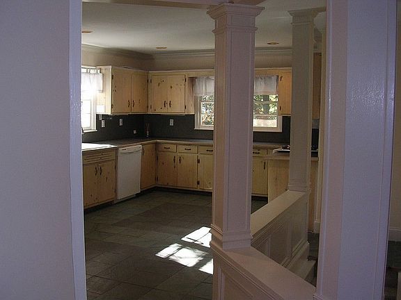 View from entry foyer to kitchen