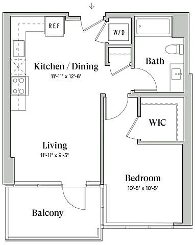 Floor plan B1e