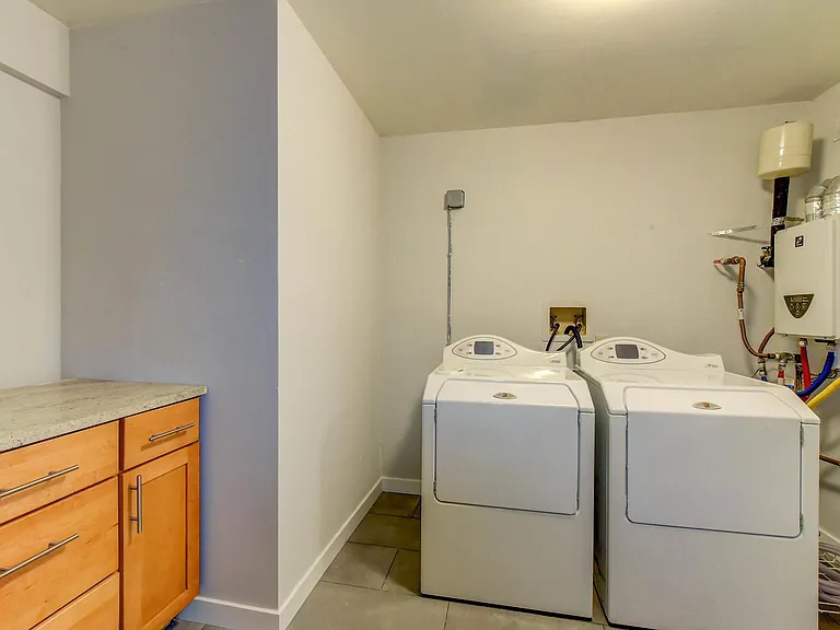 Laundry room on the lower level
