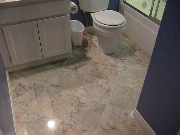 Bathroom-Marble Floor