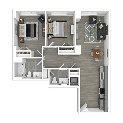 Floor plan The Turn (B10-UD)