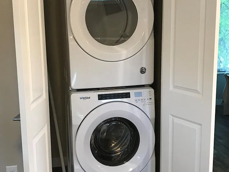 Full sized washer and dryer