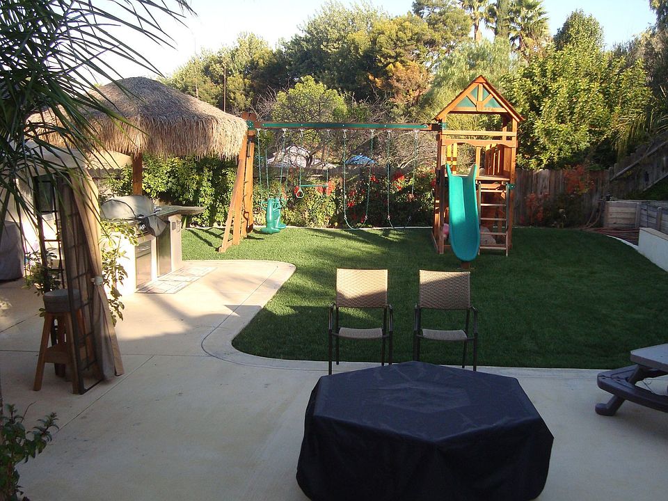 Backyard - Firepit, Palapa, Playset