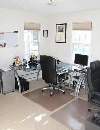 4th bedroom being used as an office